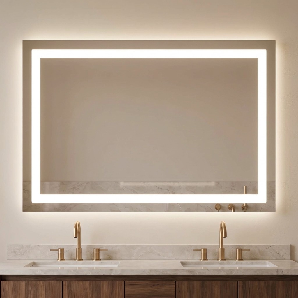 TETOTE 40 x 24-Inch Wide LED Mirror