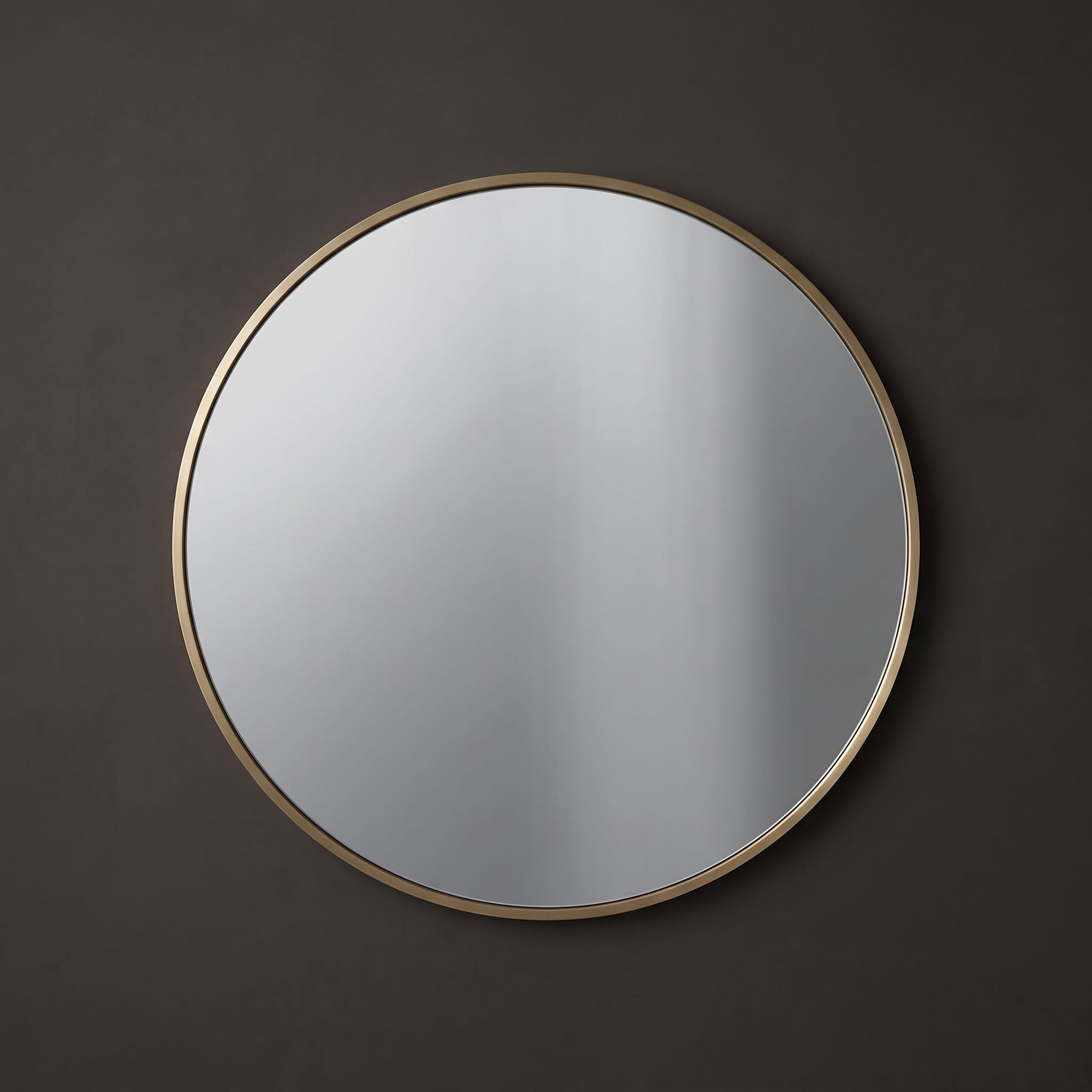 ANDY STAR Round Gold Mirror 30"