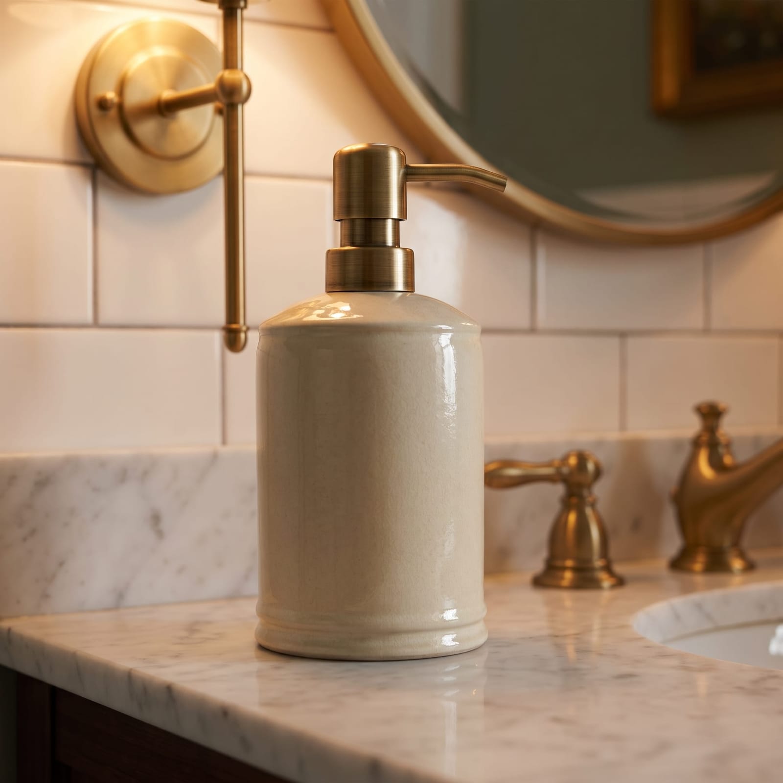 Labrazel Frattura Crackle Ceramic Pump Dispenser
