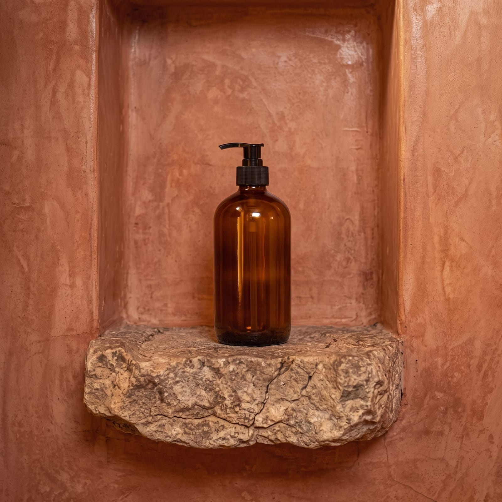 Apothecary Glass Soap/Lotion Dispenser (Amber) - Threshold