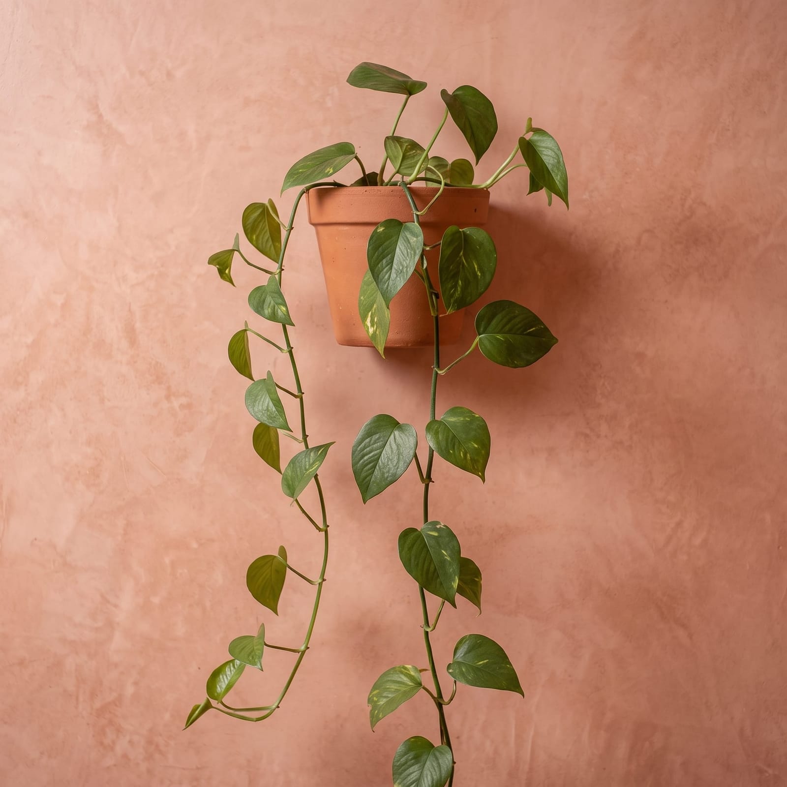 Half Circle Handmade Terracotta Ceramic Wall Hanging Planter