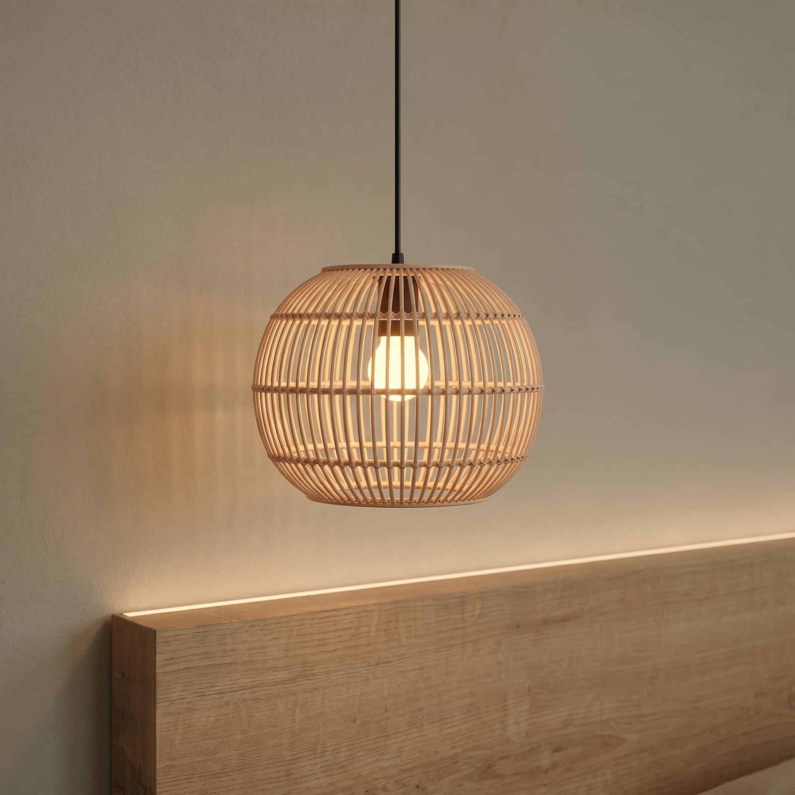 Crate & Barrel Sonder Woven Large Pendant Light