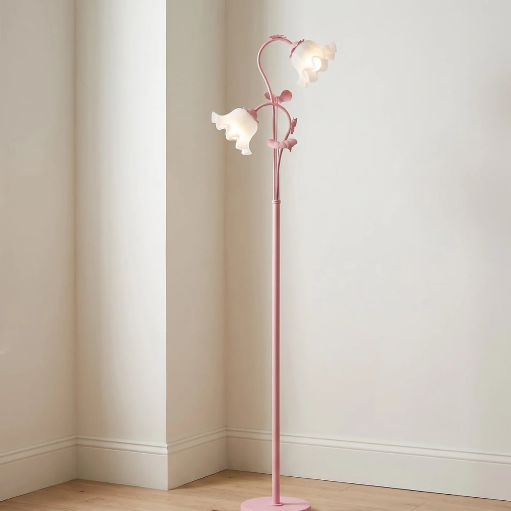 HMVPL Pink Flower Floor Lamp