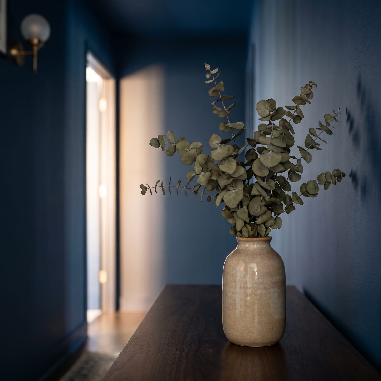 Torre & Tagus Lilo White Reactive Glaze Ceramic Bud Vase