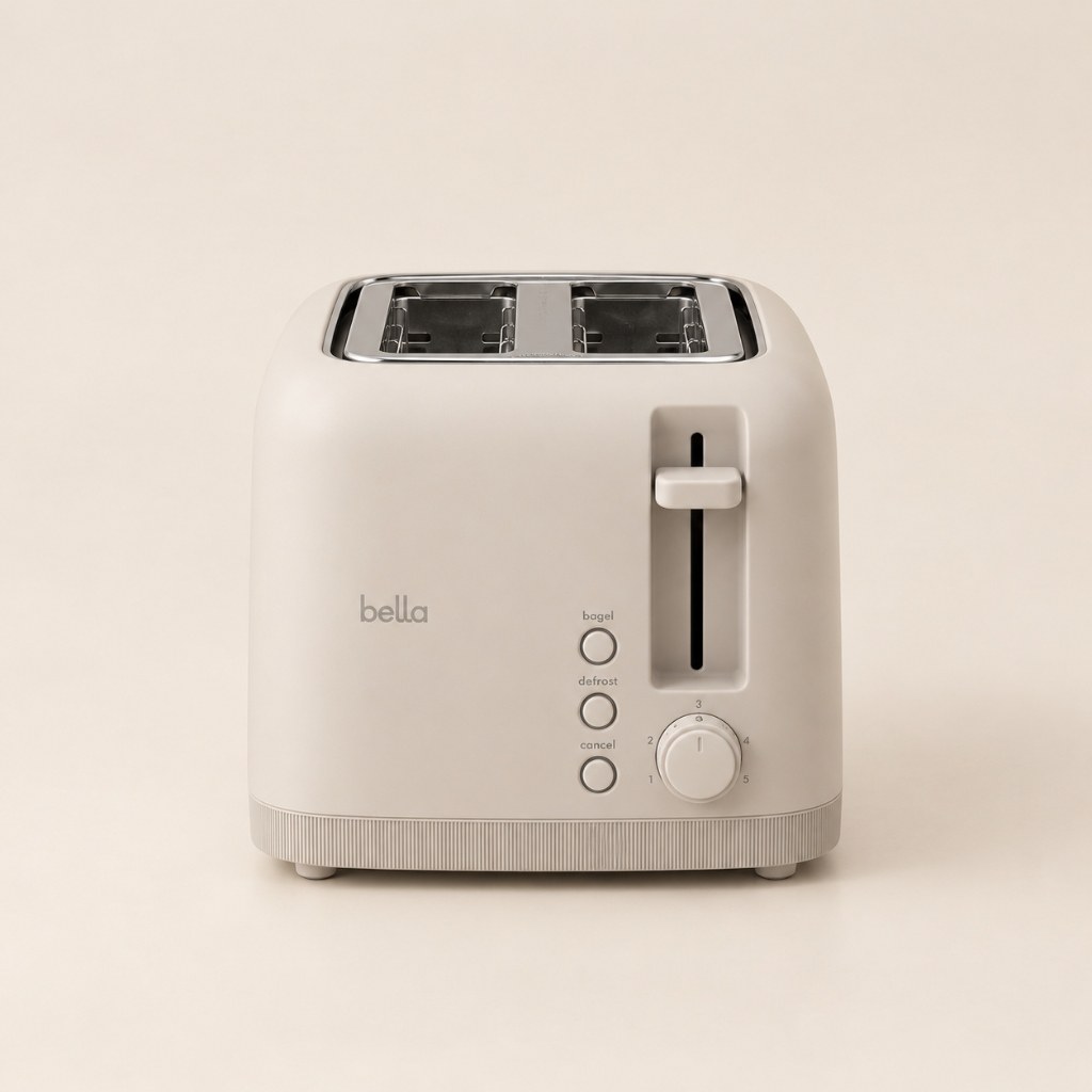 bella Fits-Anywhere™ Slim Toaster — Oatmilk
