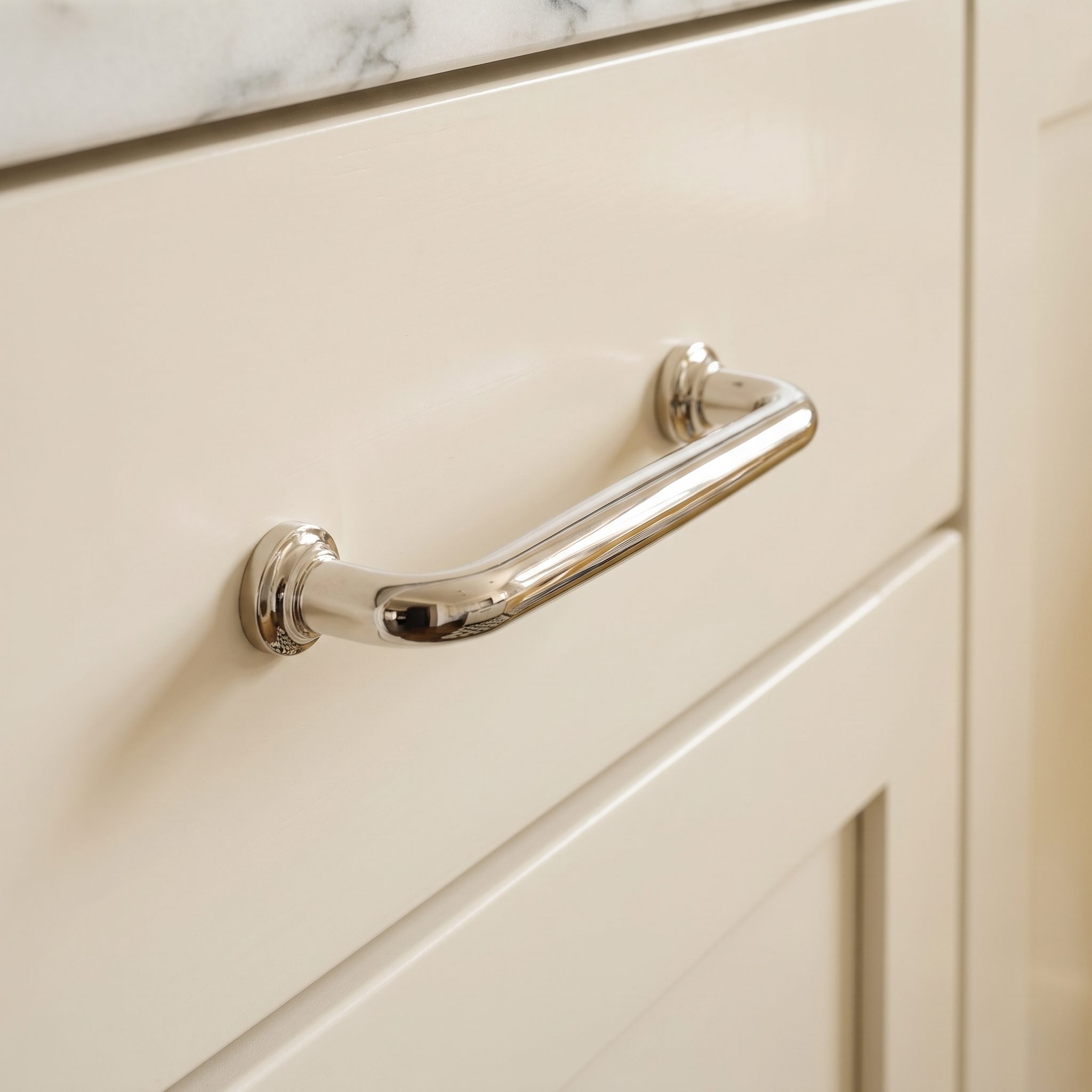 Rejuvenation Tolson Drawer Pull (Polished Nickel, 8")