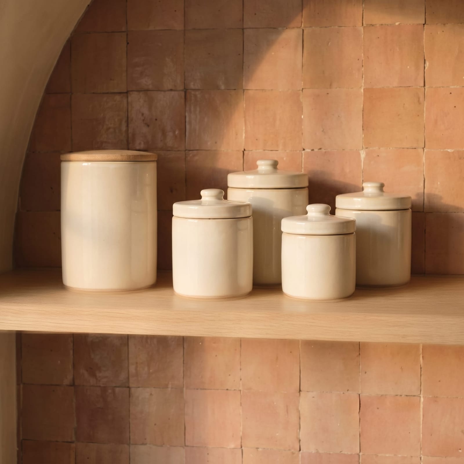 vancasso Sabine Ceramic Canisters (Set of 3)