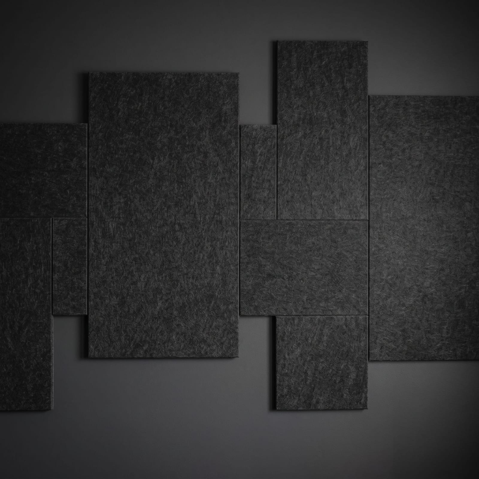 Large Felt Acoustic Panels 10-Pack (48"x24", Grey)